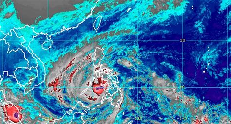 Typhoon Odette over Panay Gulf after 8th landfall in Negros.